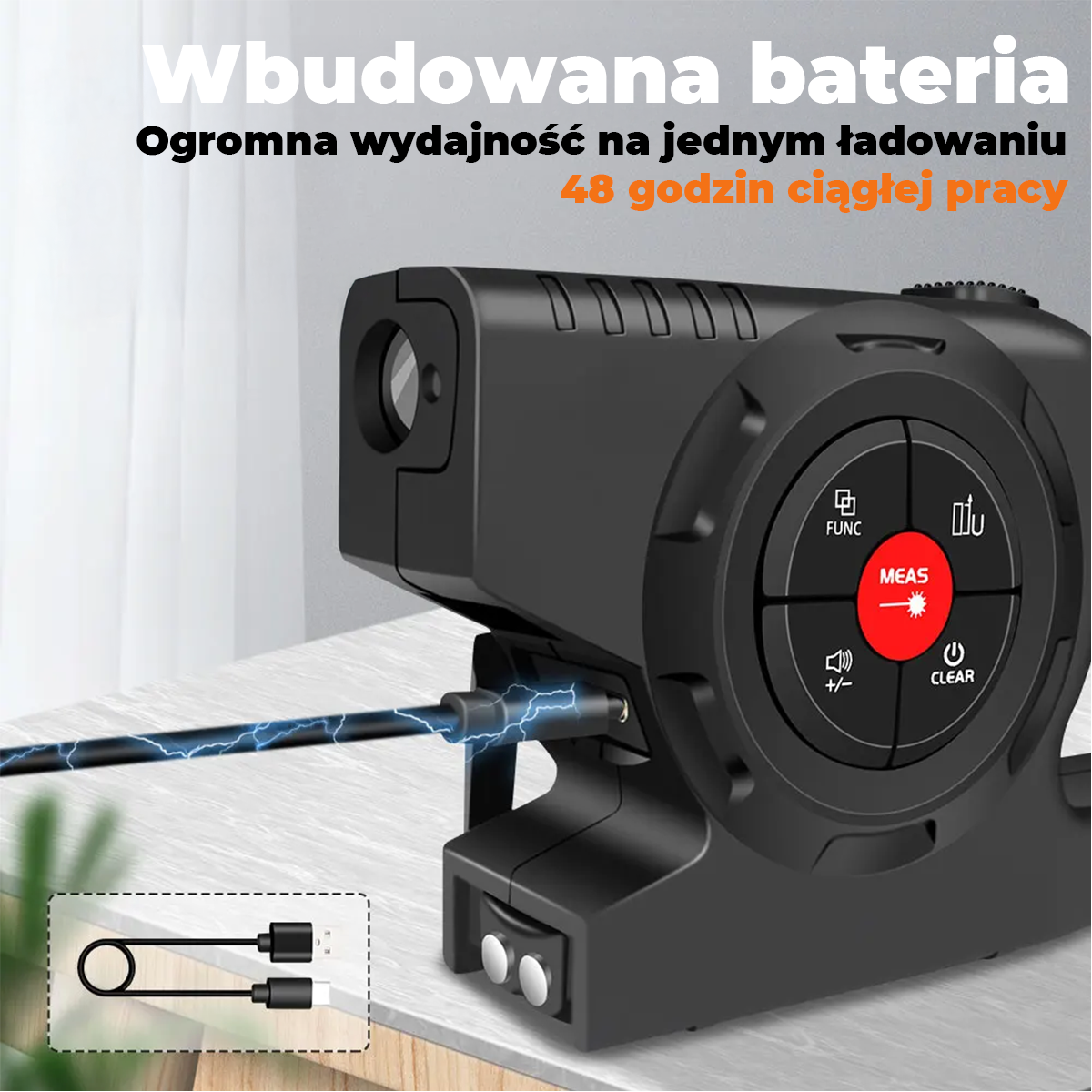 Dalmax™ - Laserowa Miarka 3-w-1